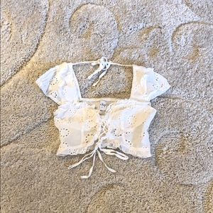 Princess Polly Loce Bustier Crop Top